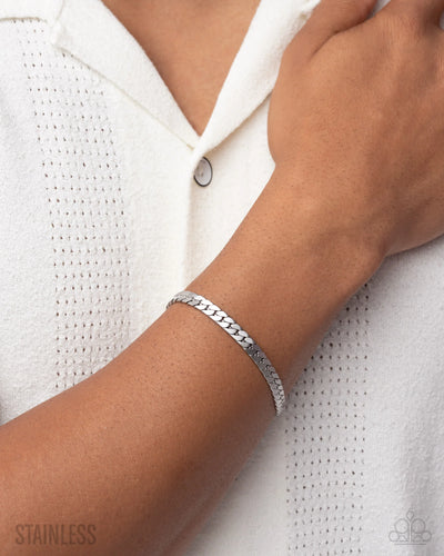 Paparazzi Jewelry Men Weekend Wait - Silver