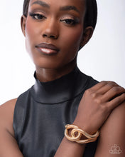 Load image into Gallery viewer, Paparazzi Jewelry Bracelet Interlocked Ignition - Gold