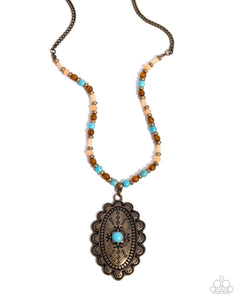 Paparazzi Jewelry Necklace Soulful Stones - Mult