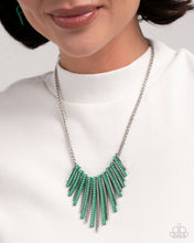 Load image into Gallery viewer, Paparazzi Jewelry Necklace Fashionable Fringe - Green
