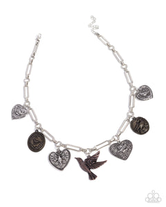 Paparazzi Jewelry Necklace Sparrow Social - Multi