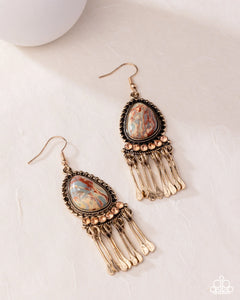 Paparazzi Jewelry Earrings Swirled Sashay - Multi