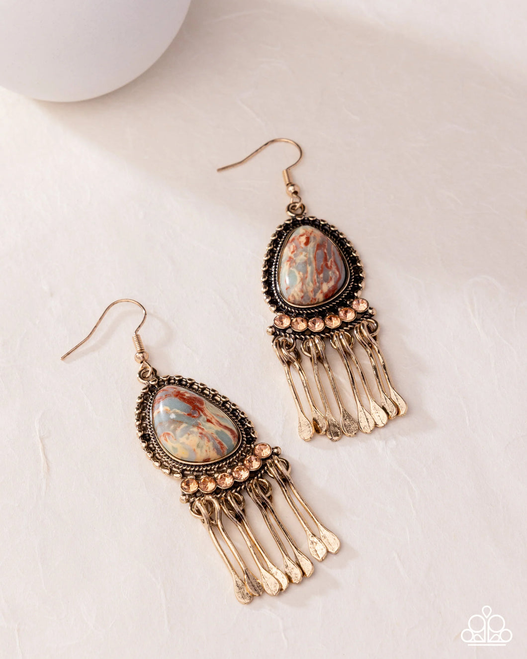 Paparazzi Jewelry Earrings Swirled Sashay - Multi