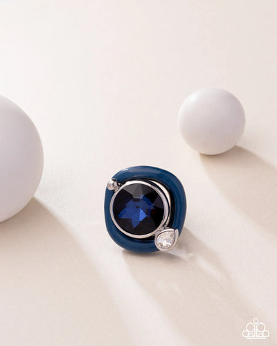 Paparazzi Jewelry Ring Colorful Caliber - Blue