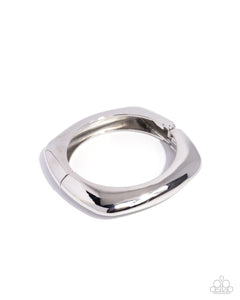 Paparazzi Jewelry Bracelet Rounded Reflection - Silver