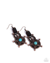 Load image into Gallery viewer, Paparazzi Jewelry Earrings Western Warden