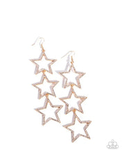 Load image into Gallery viewer, Paparazzi Jewelry Earring Star-Crossed Success - Gold