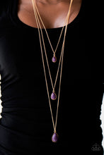 Load image into Gallery viewer, Paparazzi Jewelry Necklace Mountain Tears - Purple