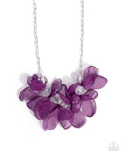 Load image into Gallery viewer, Paparazzi Jewelry Necklace Fancy Fabric - Purple