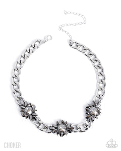 Paparazzi Jewelry Necklace Industrial Intro - Silver