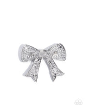 Load image into Gallery viewer, Paparazzi Lil Divas Bow Bravado - White
