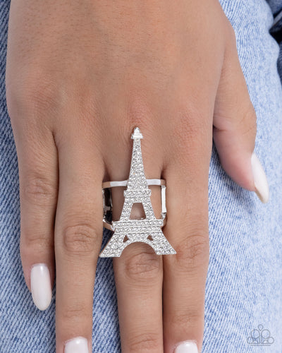 Paparazzi Jewelry Ring Eiffel Tower Ease