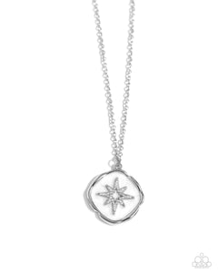 Paparazzi Jewelry Necklace Soaring Stars - White