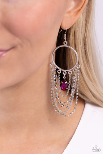 Paparazzi Jewelry Earrings Cascading Clash - Multi