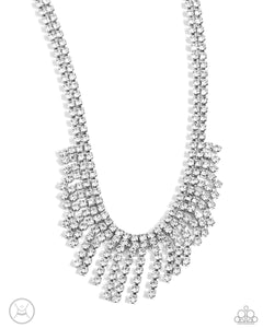 Paparazzi Jewelry Life of the Party Daring Decadence - White