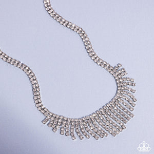 Paparazzi Jewelry Life of the Party Daring Decadence - White