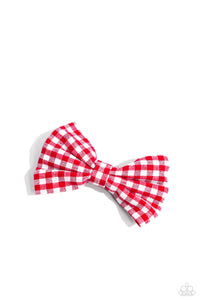 Paparazzi Lil Divas Gingham Grove - Red