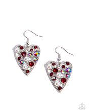 Load image into Gallery viewer, Paparazzi Jewelry Earrings Unbelievable Shimmer - Red