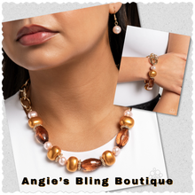 Load image into Gallery viewer, Paparazzi Jewelry Necklace Pearly Patron - Brown