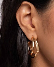Load image into Gallery viewer, Paparazzi Jewelry Earrings Curly Charisma Gold