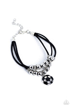 Load image into Gallery viewer, Paparazzi Jewelry Bracelet Soccer Player - Black