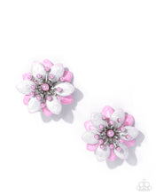 Load image into Gallery viewer, Paparazzi Jewelry Earrings Dimensional Dowry - Pink
