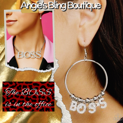 Paparazzi Jewelry Earrings Boss Level -
