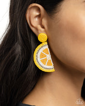 Load image into Gallery viewer, Paparazzi Jewelry Earrings Lemon Leader - Yellow