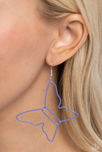 Load image into Gallery viewer, Paparazzi Jewelry Earrings Soaring Silhouettes - Blue