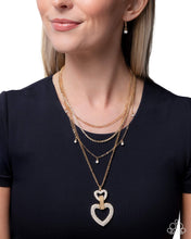 Load image into Gallery viewer, Paparazzi Jewelry Necklace  Comfortable Cupid - Gold