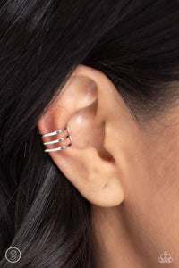 Paparazzi Jewelry Earrings Metro Mashup - Silver