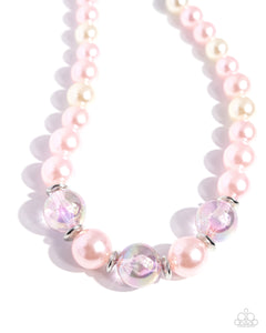 Paparazzi Jewelry Necklace Just Another PEARL - Pink