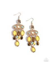 Load image into Gallery viewer, Paparazzi Jewelry Earrings Inspired Interval - Yellow
