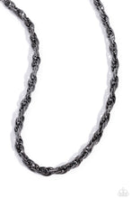 Load image into Gallery viewer, Paparazzi Jewelry Necklace Braided Ballad - Black