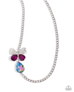 Paparazzi Jewelry Necklace Fluttering Finesse - Multi