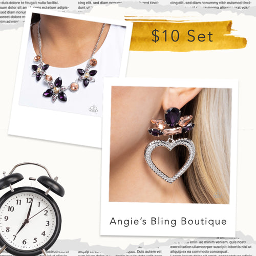 Paparazzi Jewelry Necklace Perennial Promise - Purple