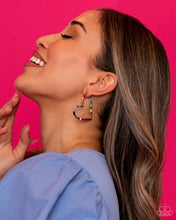 Load image into Gallery viewer, Paparazzi Jewelry Earrings Striped Sweethearts