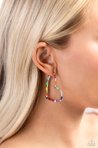 Paparazzi Jewelry Earrings Striped Sweethearts