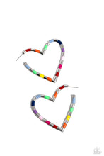 Load image into Gallery viewer, Paparazzi Jewelry Earrings Striped Sweethearts