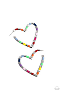 Paparazzi Jewelry Earrings Striped Sweethearts