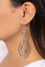 Load image into Gallery viewer, Paparazzi Jewelry Earrings Geometric Maven - Black