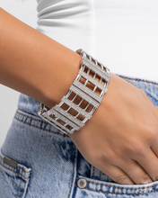 Load image into Gallery viewer, Paparazzi Jewelry Bracelet Vertical Vanity - White