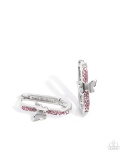 Load image into Gallery viewer, Paparazzi Jewelry Earrings Aerial Authority - Pink