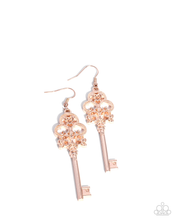Load image into Gallery viewer, Paparazzi Jewelry Earrings Château Chic - Rose Gold
