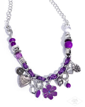 Load image into Gallery viewer, Paparazzi Jewelry Necklace Charmed I Am Sure - Purple