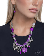 Load image into Gallery viewer, Paparazzi Jewelry Necklace Charmed I Am Sure - Purple