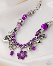 Load image into Gallery viewer, Paparazzi Jewelry Necklace Charmed I Am Sure - Purple
