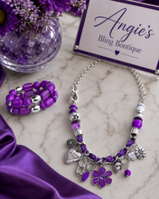 Load image into Gallery viewer, Paparazzi Jewelry Necklace Charmed I Am Sure - Purple