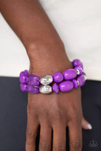 Load image into Gallery viewer, Paparazzi Jewelry Necklace Charmed I Am Sure - Purple