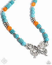 Load image into Gallery viewer, Paparazzi Jewelry Necklace Try As I FLIGHT - Blue